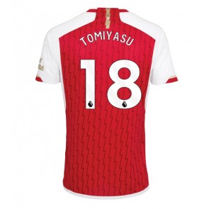 Arsenal Takehiro Tomiyasu #18 Hjemmebanetrøje 2023-24 Kort ærmer